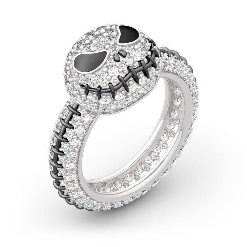 METAL JACK SKULL RING