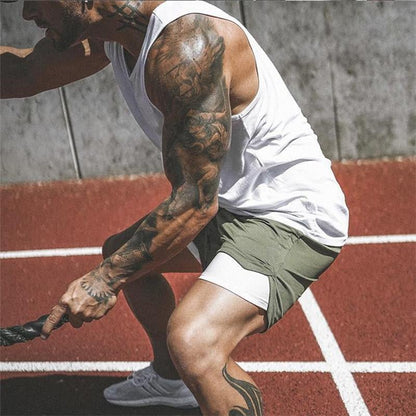 2 in 1 Secure Pocket Fitness Shorts