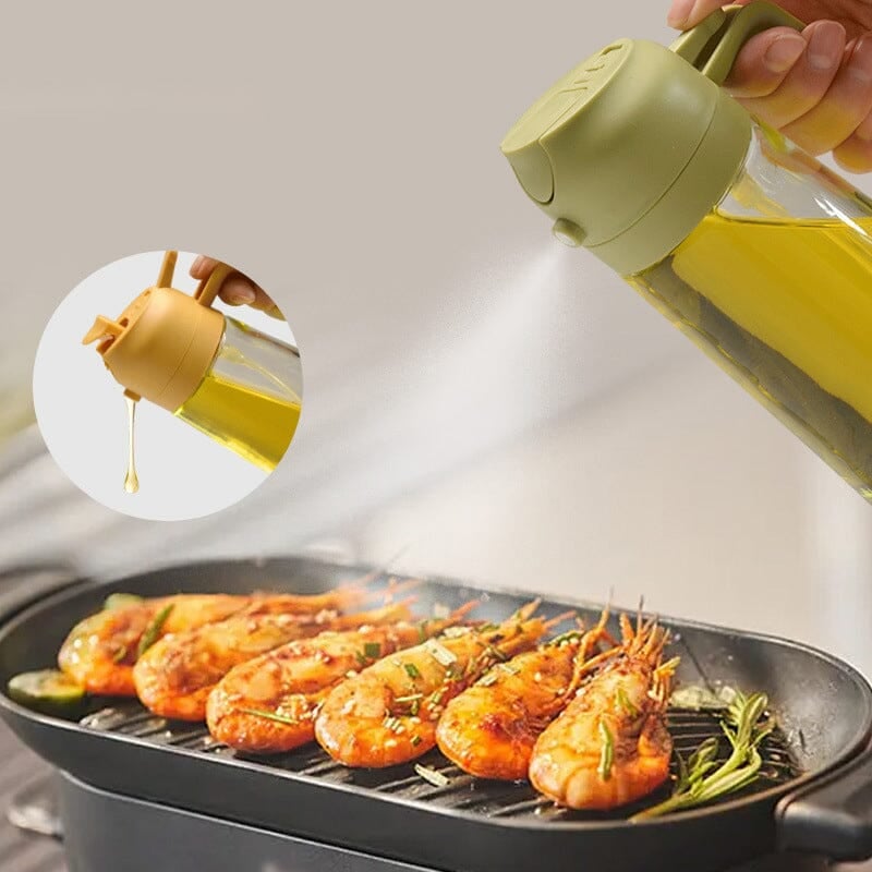 🔥2-in-1 Glass Oil Sprayer and Dispenser