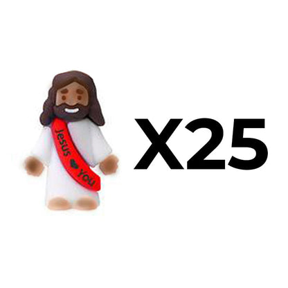Mini Jesus Figurines -Dark Skin