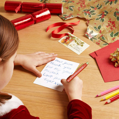 Retractable Christmas Multicolor Ballpoint Pen