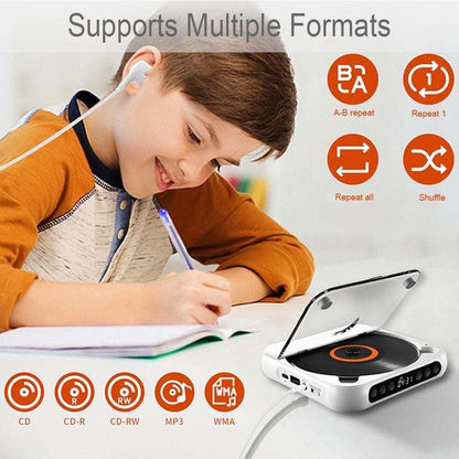 Portable Bluetooth-compatible CD Player