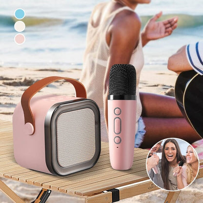 ✨Mini Karaoke Machine with Wireless Microphones