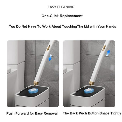 Wall-Mounted Toilet Brush Set