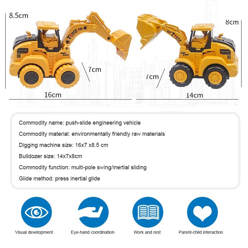 🚜Press And Go Engineering Car Toys🚜
