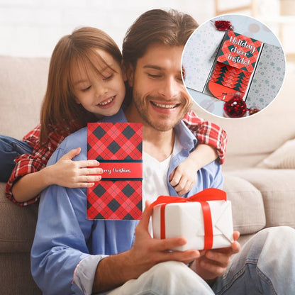 Handmade Waterfall Christmas Gift Card Booklet