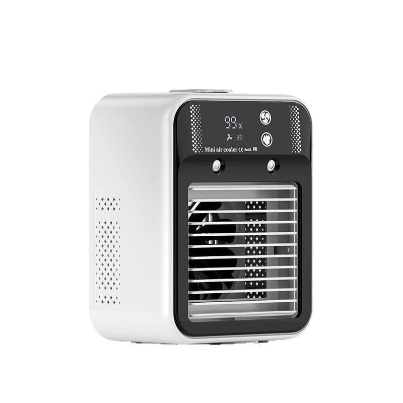 Ventilador portátil 3 en 1 con nebulizador de 2 velocidades