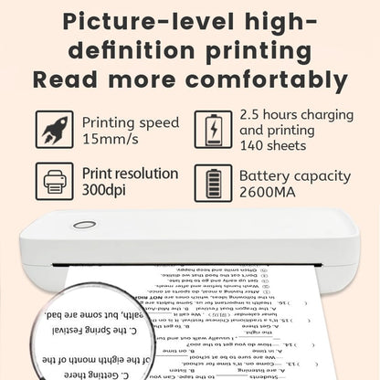 Portable Wireless Bluetooth Thermal Printer