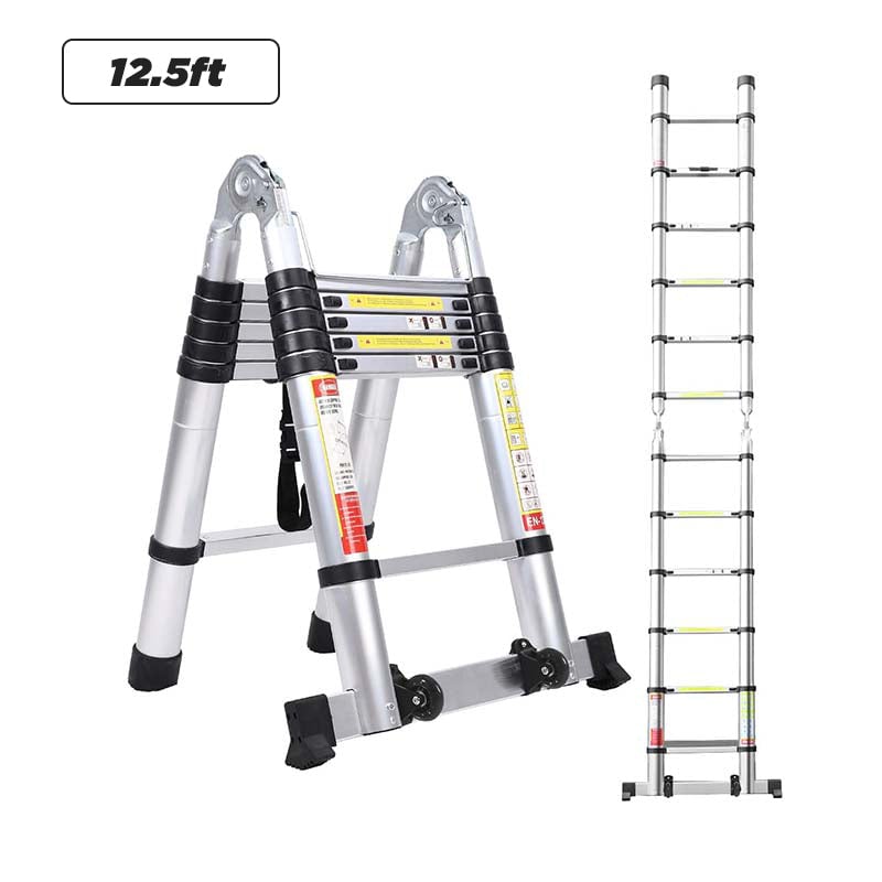 Sakerplus Portable Collapsible Extension Ladder