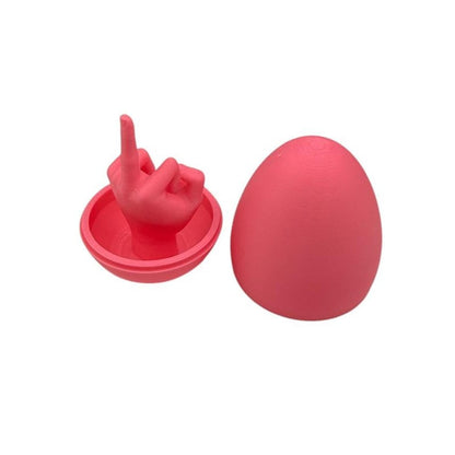 Easter Egg Surprise-Funny 3D Printed Middle Finger Egg