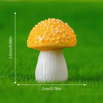 Simulation Mushroom Car Decoration