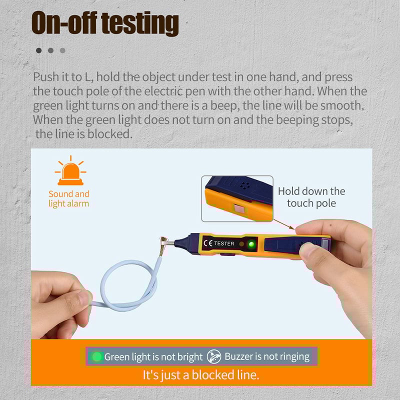 The non-contact voltage tester