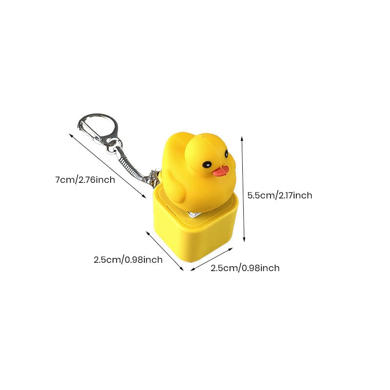 Duck Quacking Keychain
