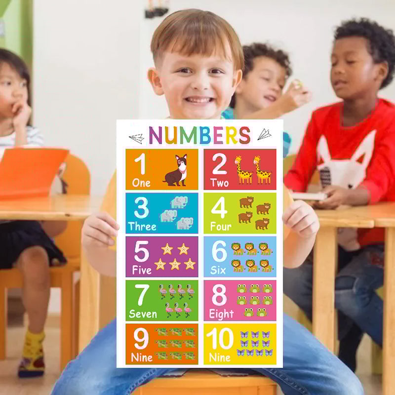 Colorful Educational Posters（16PCS/SET ）