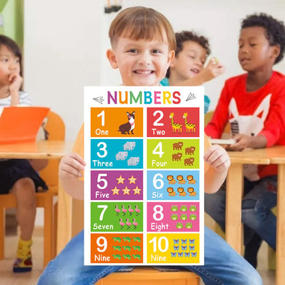 Colorful Educational Posters（16PCS/SET ）