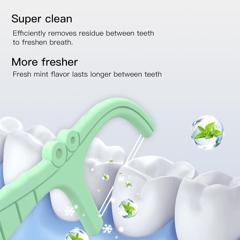 Disposable Floss Picks Twin-Line