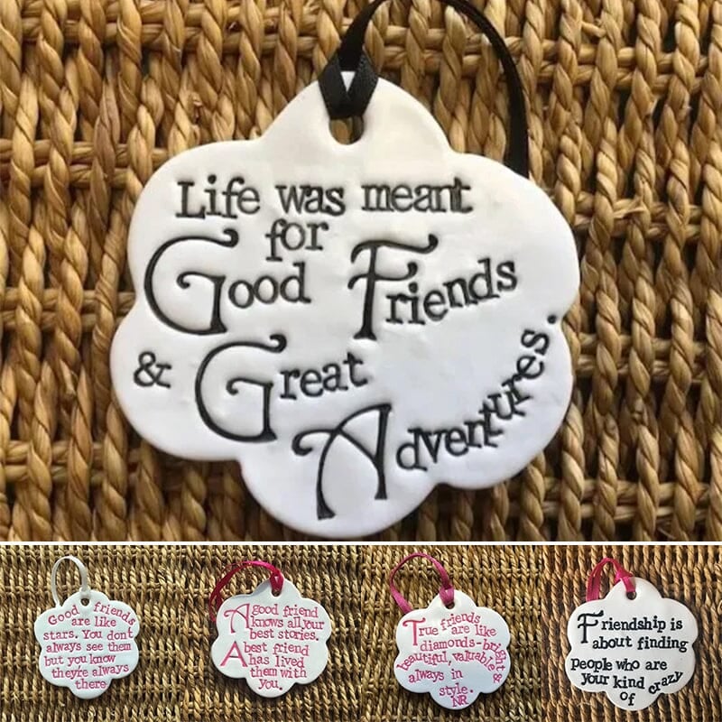 🌸Clay Flower Friendship Ornaments-Best Christmas Gift🌸
