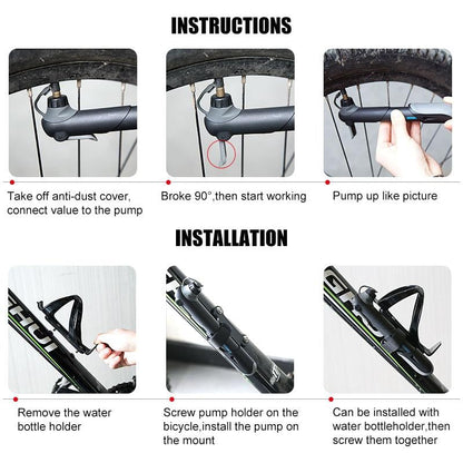 High-pressure Bicycle Pump