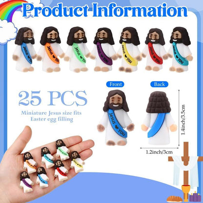 Mini Jesus Figurines -Dark Skin