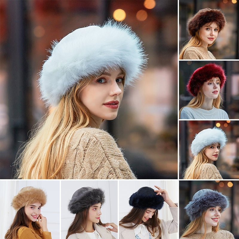Faux Fur Suede Winter Cap