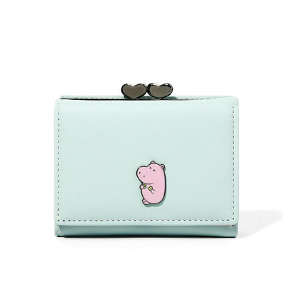 Three Folding Multi-Card Female Wallet