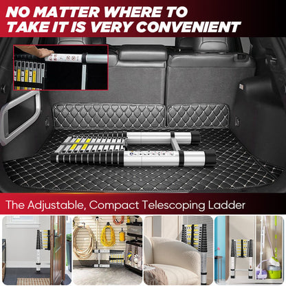 Sakerplus Portable Collapsible Extension Ladder