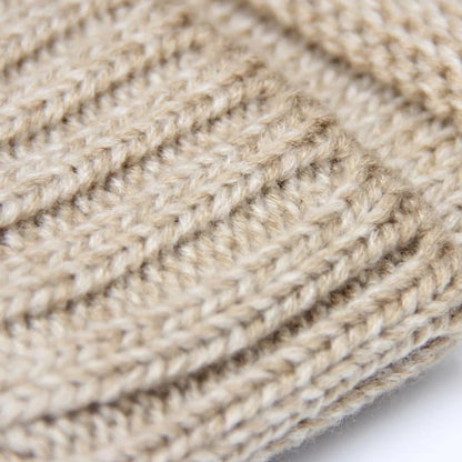 Women Knitted Slouchy Beanie Hat with Velvet