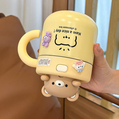 Bear Doll Insulated Water Cup