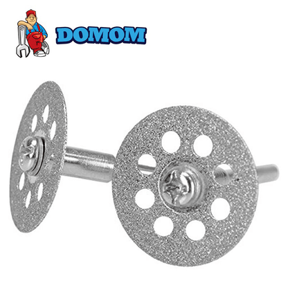 Domom® Diamond Cutting Wheel Set (10 PCS and 2 Rods)