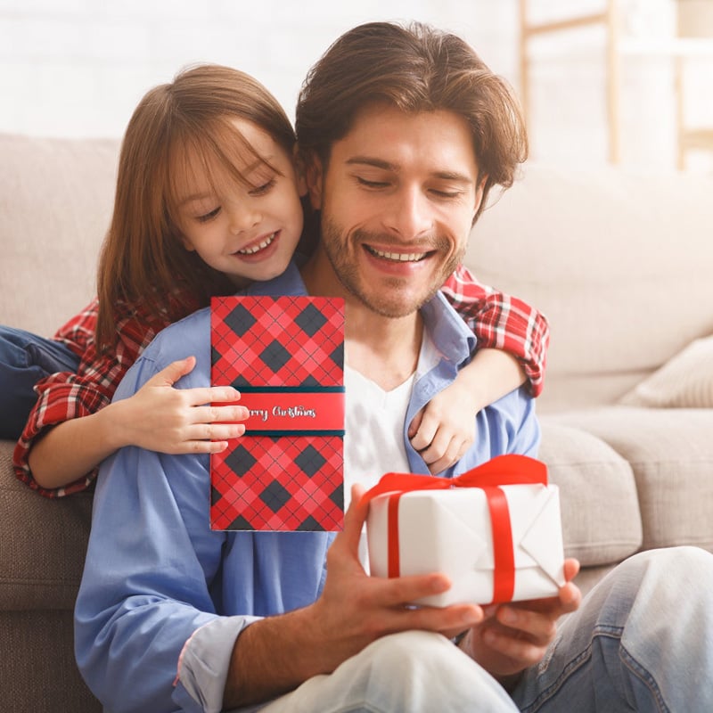 Handmade Waterfall Christmas Gift Card Booklet