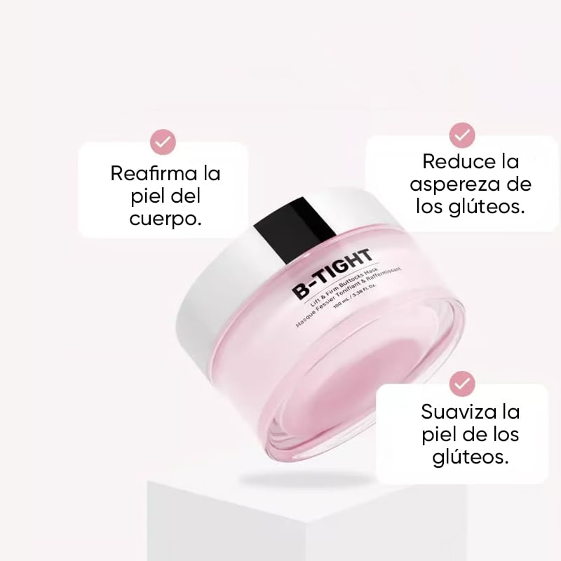 Mascarilla reafirmante para glúteos