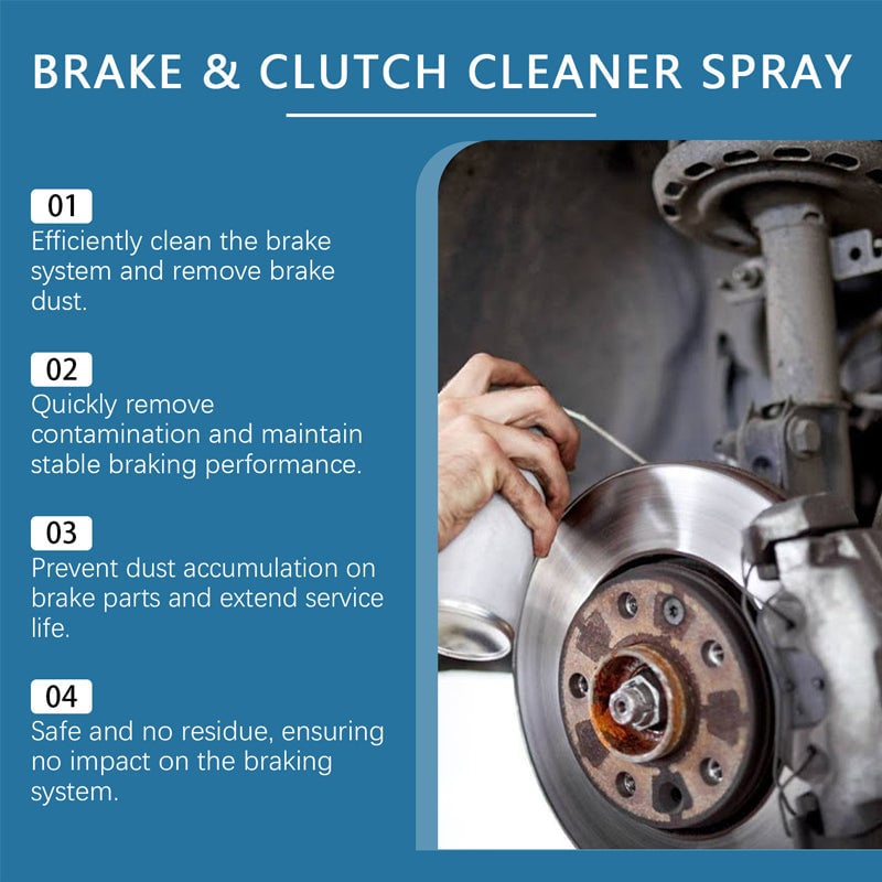 Brake disc cleaner with rust remover & polish