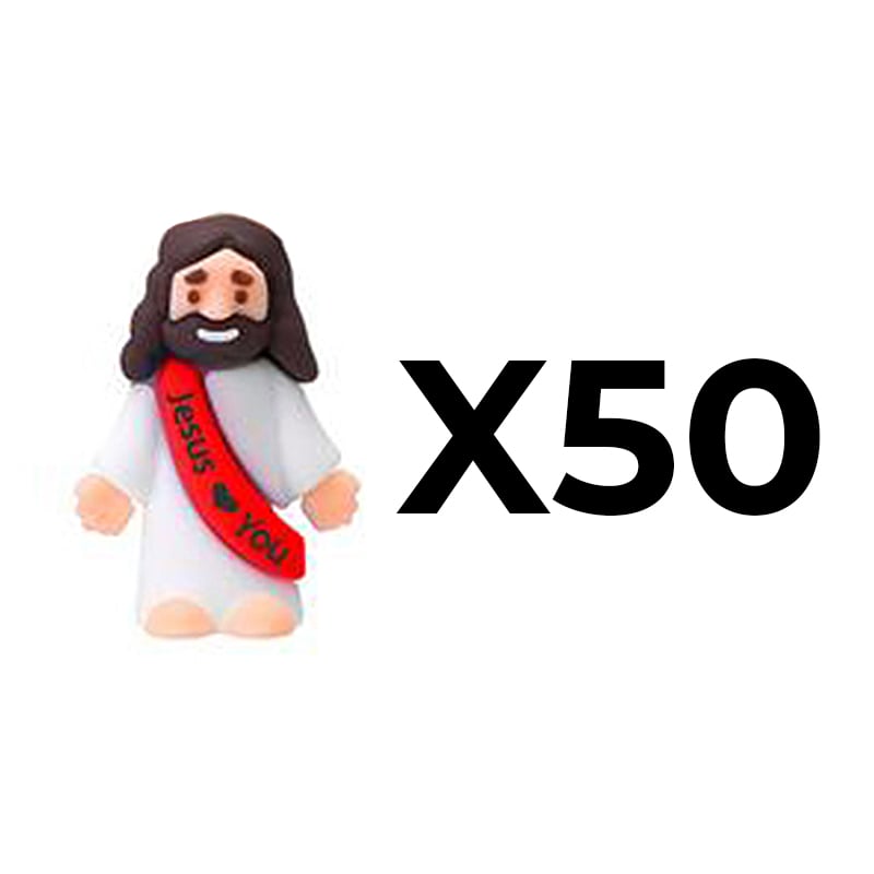 Mini Jesus Figurines -Dark Skin