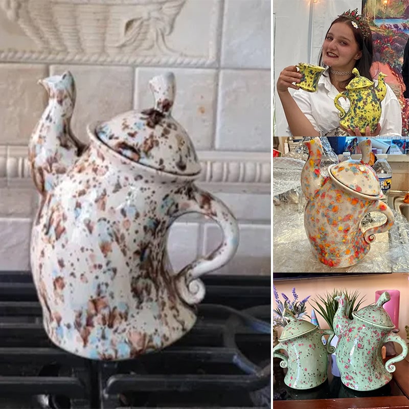 Teapot With Attitude Decoration