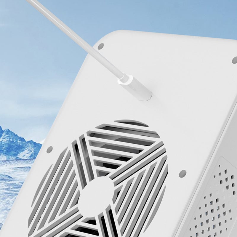 Ventilador portátil 3 en 1 con nebulizador de 2 velocidades