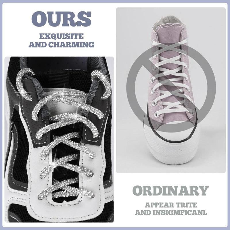 Rhinestone Glitter Shoe Laces