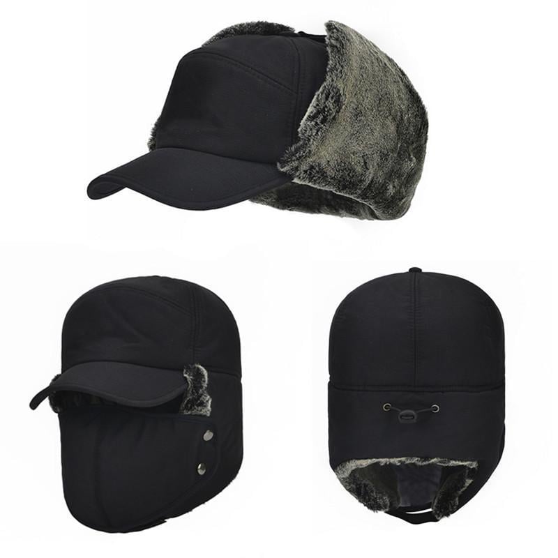 Unisex windproof & warm & ear protection & face protection hat
