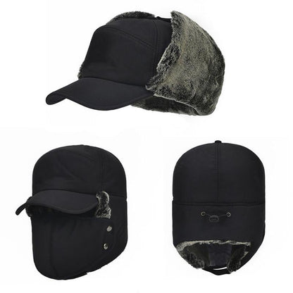 Unisex windproof & warm & ear protection & face protection hat