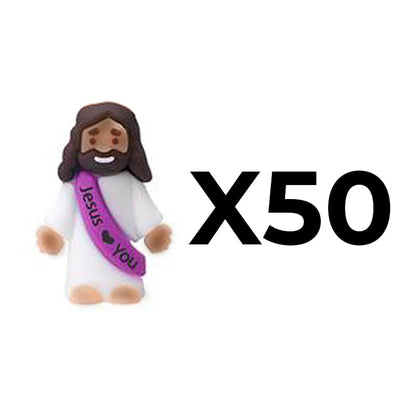 Mini Jesus Figurines -Dark Skin