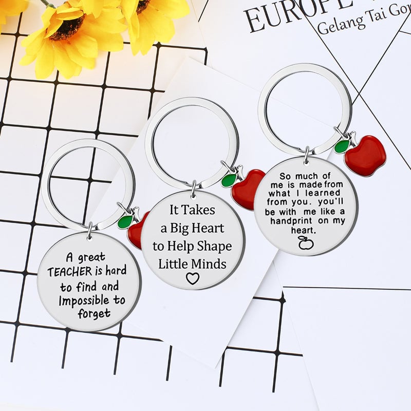 Stylish Inspirational Stainless Steel Keychain