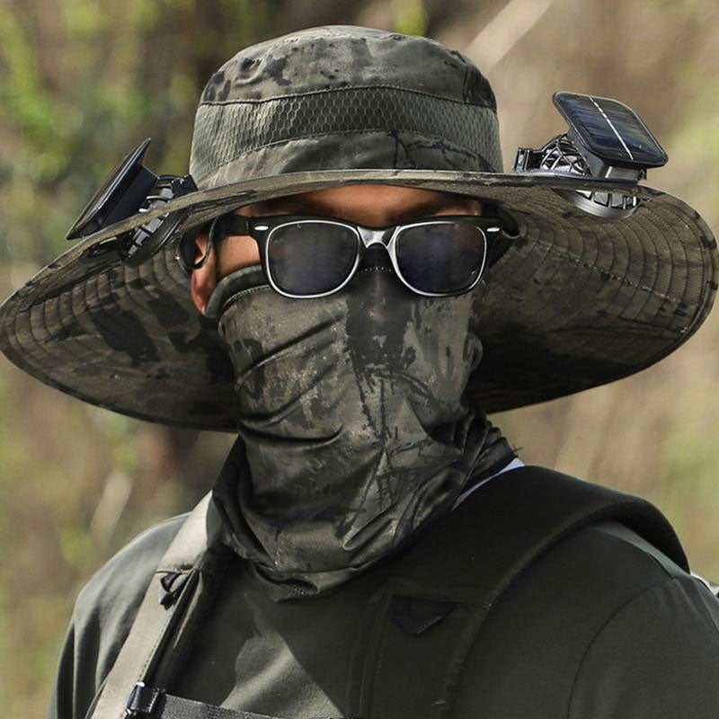 Solar Fan Outdoor Fishing Hat