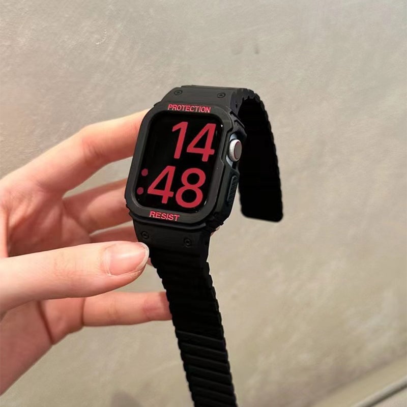 Apple Watch Integrated Magnetic Silicone Strap