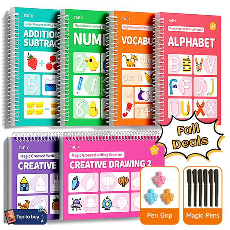 Reusable Grooved Handwriting Workbook