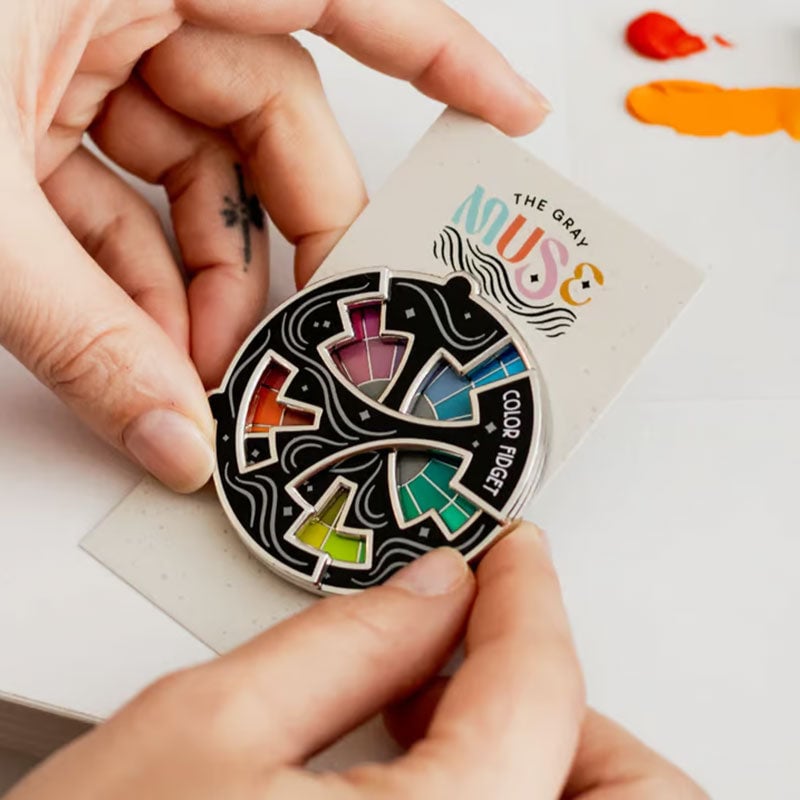 Color Fidget Enamel Pin(✨A Wheel Of Twenty Hues)