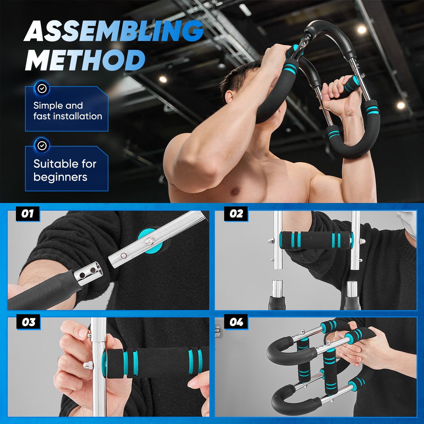 Sakerplus Entrenador de brazos Twister