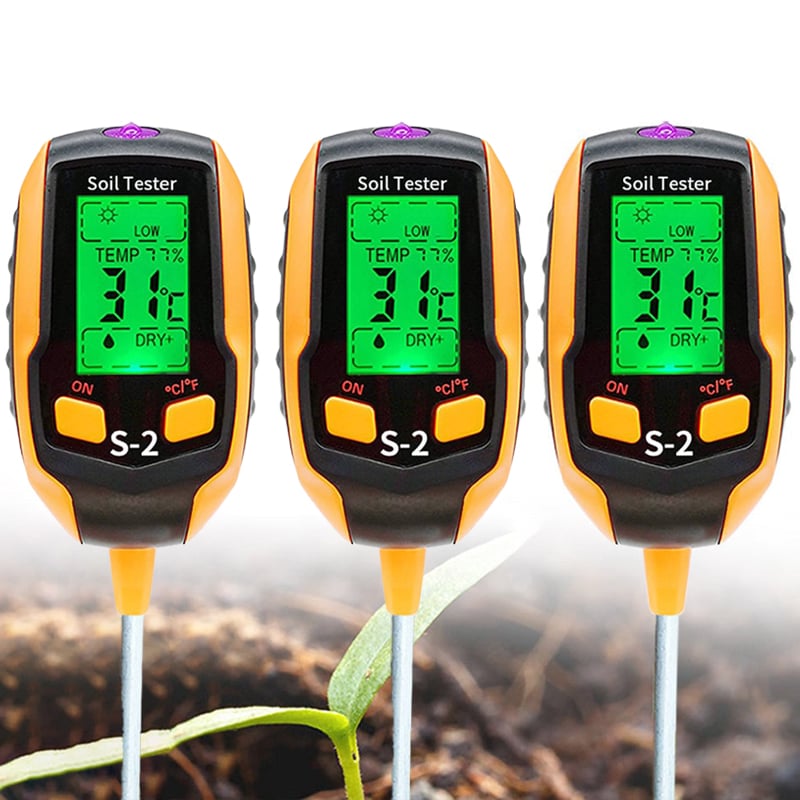 Digital 4-in-1 Soil Test Meter
