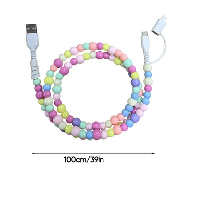 Pre-Sale：Beaded 2-in-1 Data Cable