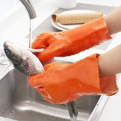 VEGETABLE CLEANER GLOVES