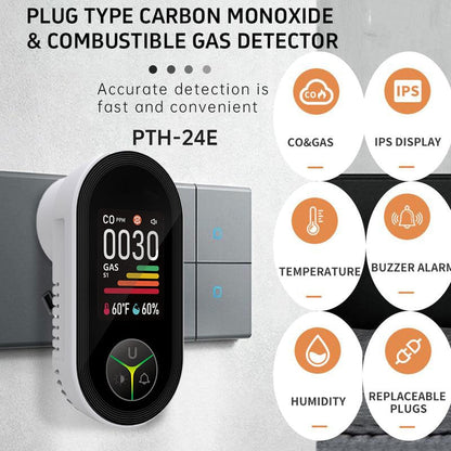 Plug-In Combustible Gas & Carbon Monoxide Detector