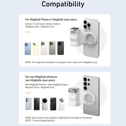 Saker Fun Shot Magnetic Grip & Magnetic Selfie Light